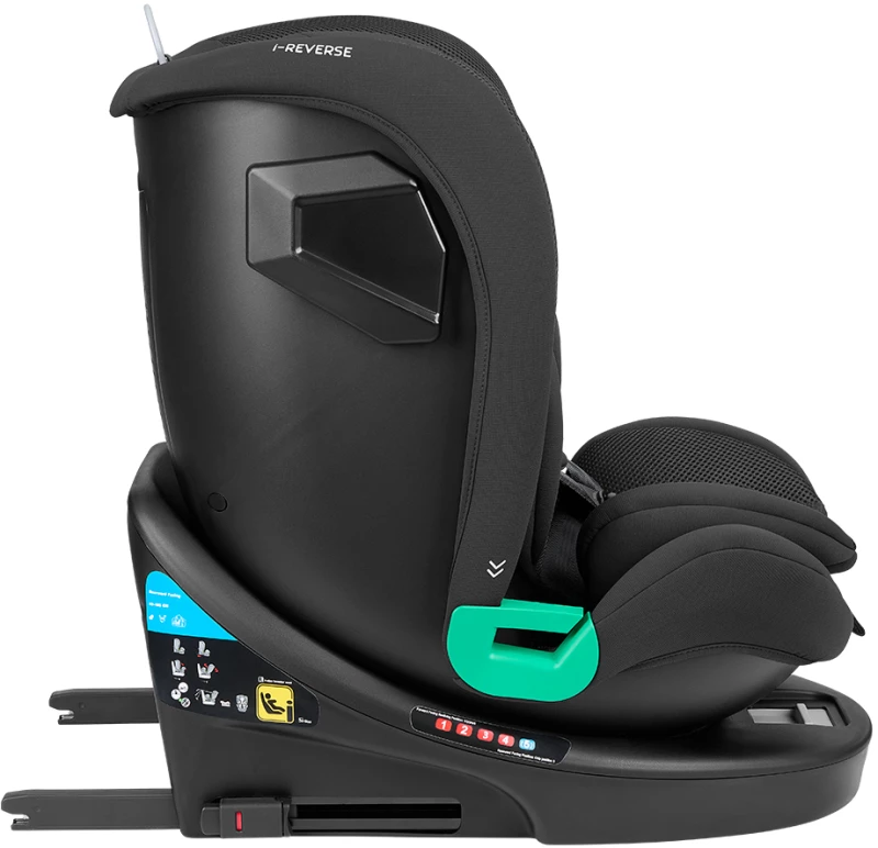 Kikka Boo Κάθισμα Αυτοκινήτου 40-150cm i-Reverse i-SIZE Black 31002100100