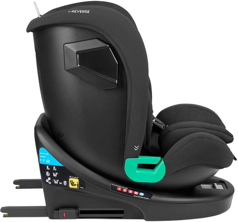 Kikka Boo Κάθισμα Αυτοκινήτου 40-150cm i-Reverse i-SIZE Black 31002100100