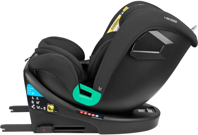 Kikka Boo Κάθισμα Αυτοκινήτου 40-150cm i-Reverse i-SIZE Black 31002100100