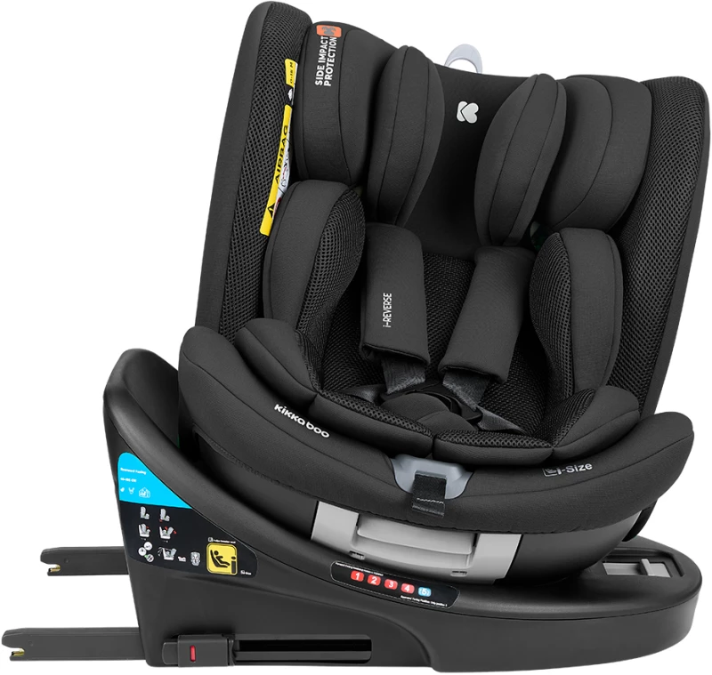 Kikka Boo Κάθισμα Αυτοκινήτου 40-150cm i-Reverse i-SIZE Black 31002100100