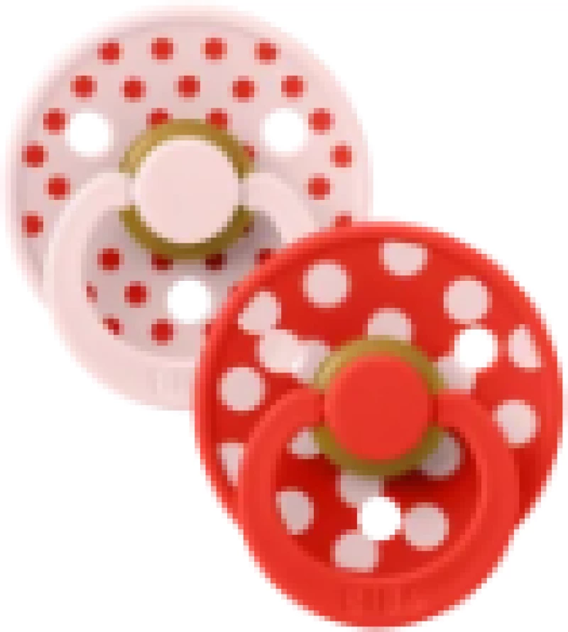 Bibs Σετ Πιπίλες Studio Dot No1 Candy/Apple Blossom 0+m 11034103