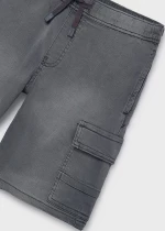 Mayoral Βερμουδα denim cargo γκρι μεσαι 26-06218-034 6218 Αγόρι