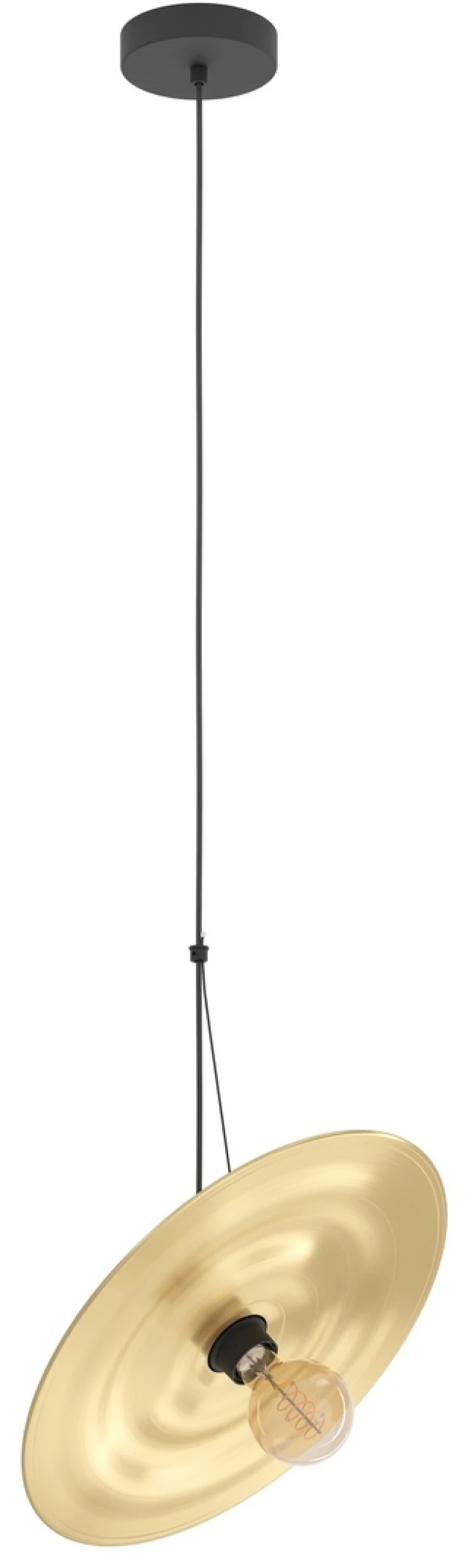 Φωτιστικό Κρεμαστό Eglo 44029 LINTMILL Μαύρο Ματ (Black Mat)