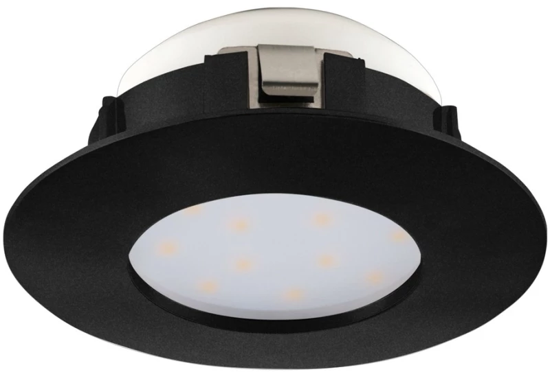 Φωτιστικό Χωνευτό Eglo 900743 PINEDA Μαύρο Ματ (Black Mat) 3000K