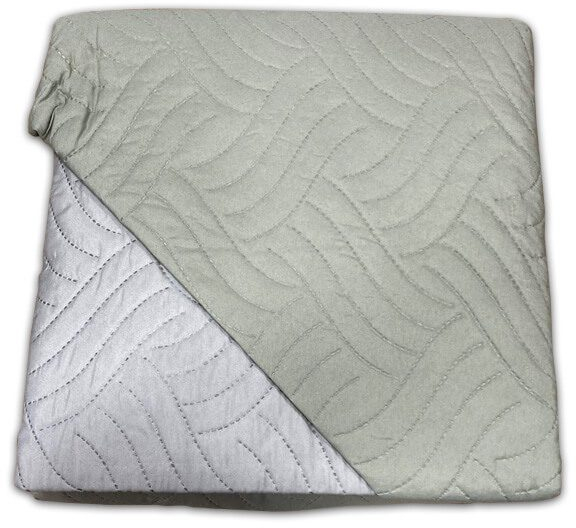Κουβερλί Υπέρδιπλο Microfiber Διπλής Όψης Κύμα Γαρύφαλλο 240x260