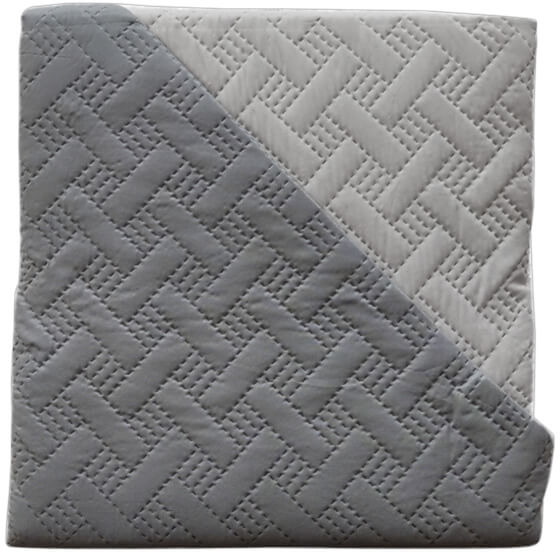 Κουβερλί Υπέρδιπλο Microfiber Διπλής Όψης Lines Γαρύφαλλο 240x260