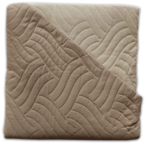 Κουβερλί Υπέρδιπλο Microfiber Διπλής Όψης Κύμα Γαρύφαλλο 240x260 - Καφέ/μπεζ