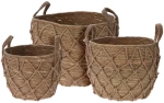 ΨΆΘΙΝΑ & ΥΦΑΣΜΆΤΙΝΑ ΚΑΛΆΘΙΑ BASKET SET ROUND 3 SIZES KR2002350