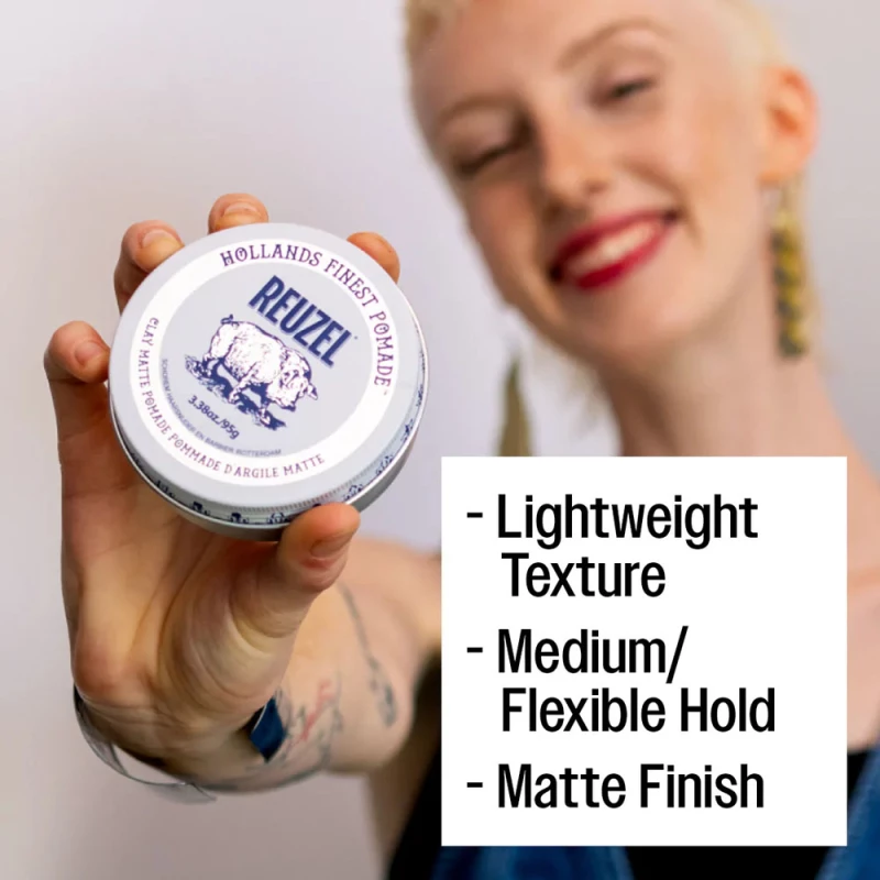 REUZEL Clay Matte Pomade 95gr