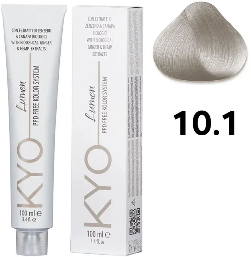 KYO LUMEN PPD Free 10.1 Ξανθό Πλατινέ Σαντρέ (Blonde Platinum Ash) 100ml
