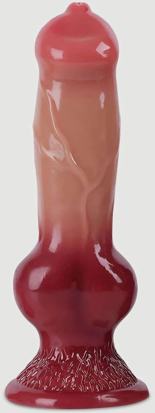 Dildo Σκύλου Από Σιλικόνη Με Βεντούζα Doggy Style XX-Large Silicone Dildo With Suction Cup 33 cm - Φυσικό Χρώμα