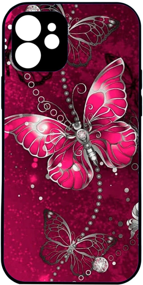 pink butterfly - iPhone 12 Pro