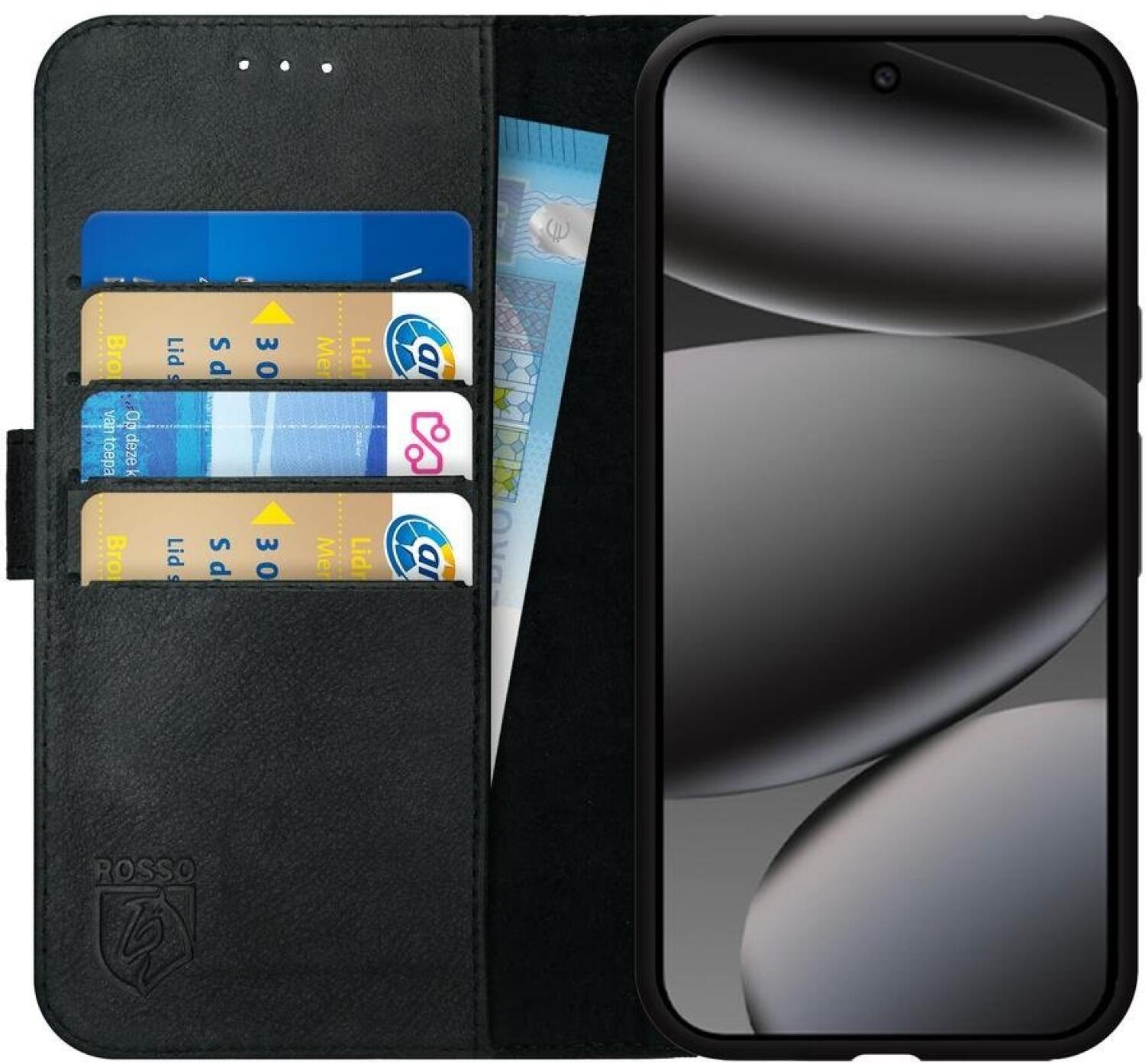 Θήκη Google Pixel 10 Pro XL Rosso Deluxe Δερμάτινο Πορτοφόλι - Black (8719246479397)