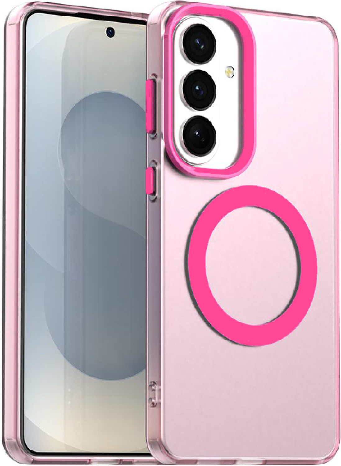 Θήκη Samsung Galaxy S26 Plus Techsuit CandyCase Σκληρή Ημιδιάφανη με MagSafe - Pink (5949419341647)