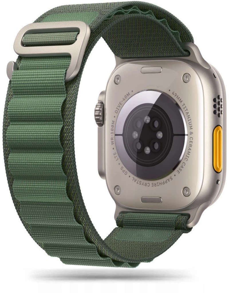 Tech-Protect Λουράκι Nylon Pro για Apple Watch 42 / 44 / 45 / 49 - Σκούρο Πράσινο