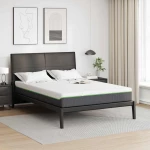 vidaXL Στρώμα Λευκό και Γκρι 140 x 190 cm Τσέπες ελατηρίων