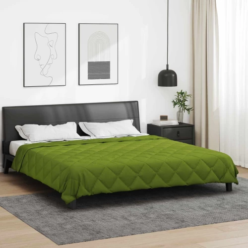 vidaXL Κουβέρτα ολόκληρου του χρόνου Πράσινο 220 x 200 εκ Μικροΐνες