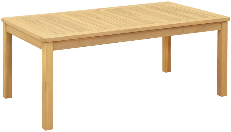 vidaXL Τραπεζάκι σαλονιού Ανοιχτό ακασία 110 x 60 x 45 cm