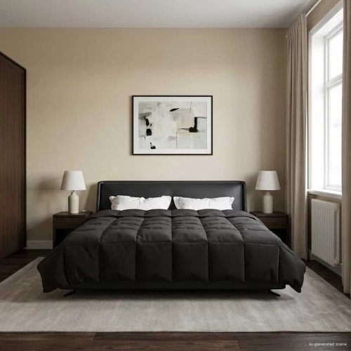 vidaXL Καλοκαιρινό Παπλωματοθήκη Ανθρακί 220 x 260 cm Μικροΐνες
