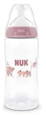 Nuk Πλαστικό Μπιμπερό First Choice Plus Κατά των Κολικών με Θηλή Σιλικόνης Κοάλα Ροζ 3m+, 300ml
