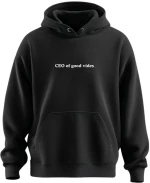 Αντρικό Φούτερ Με Τύπωμα CEO Of Good Vibes 527265-Μαύρο