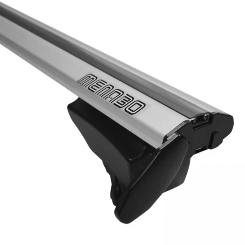 MENABO ΜΠΑΡΕΣ ΟΡΟΦΗΣ ΑΛΟΥΜΙΝΙΟΥ LINCE XL SILVER 135 cm ΣΕ ΑΣΗΜΙ ΧΡΩΜΑ ΓΙΑ Audi A3 (8VA) Spo MP.8880/MB-4