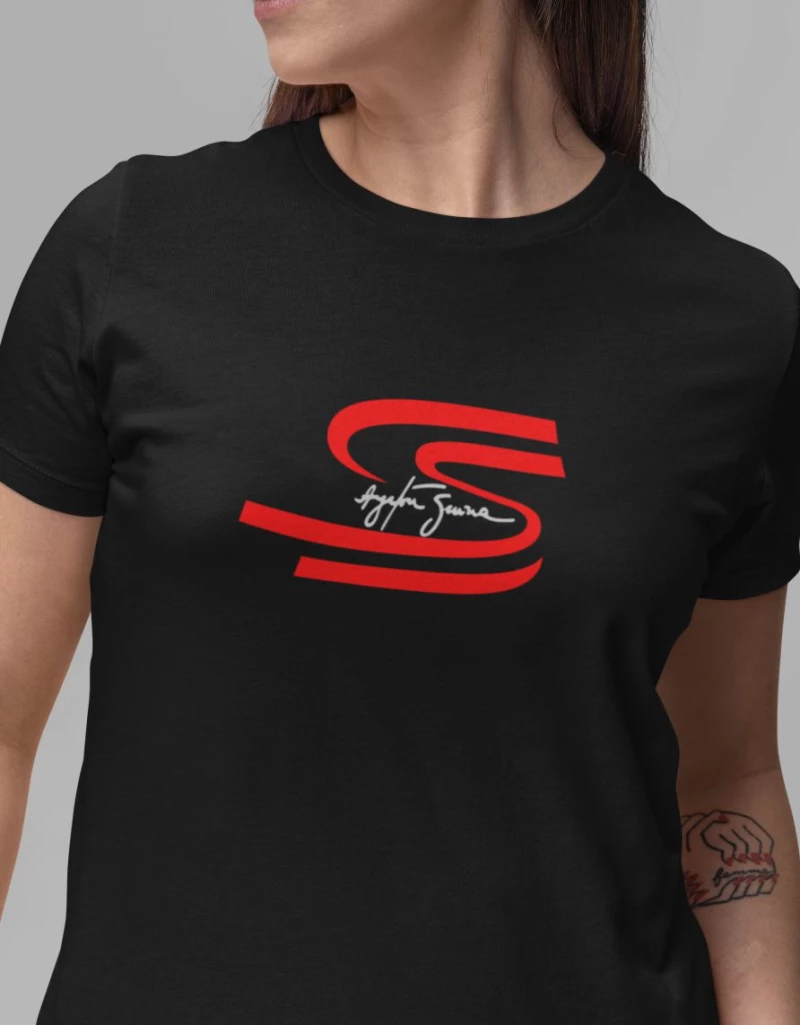 Senna W T-Shirt - BLACK