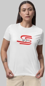 Senna W T-Shirt - BLACK
