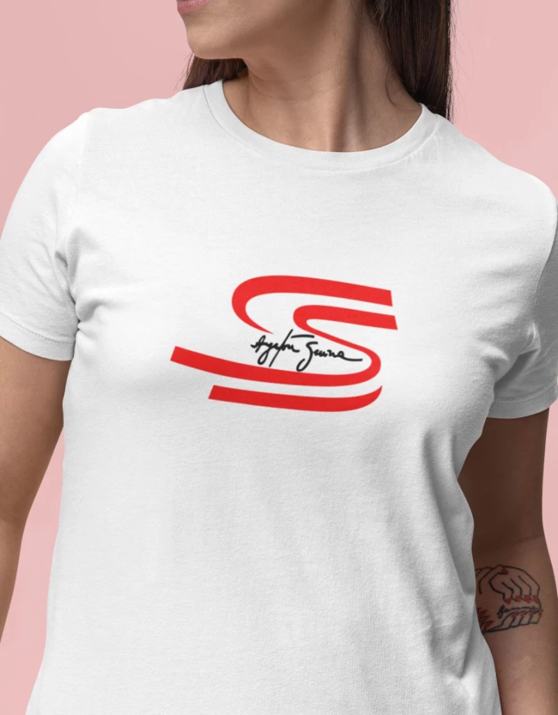 Senna W T-Shirt - BLACK