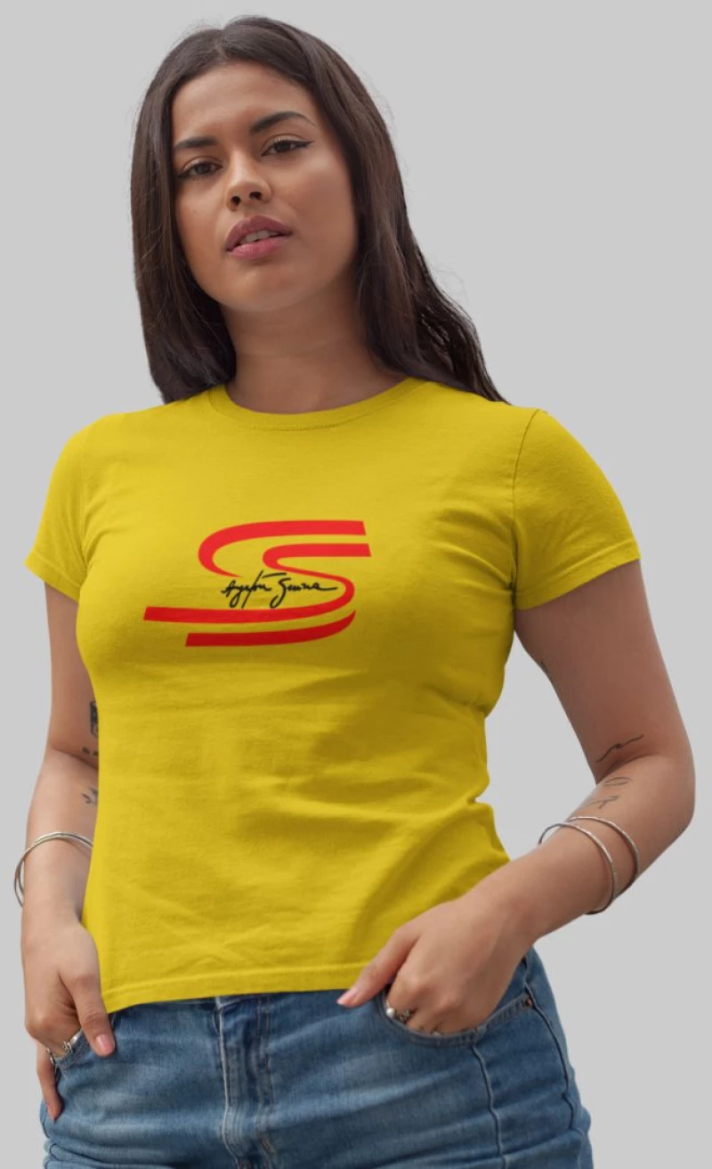 Senna W T-Shirt - BLACK