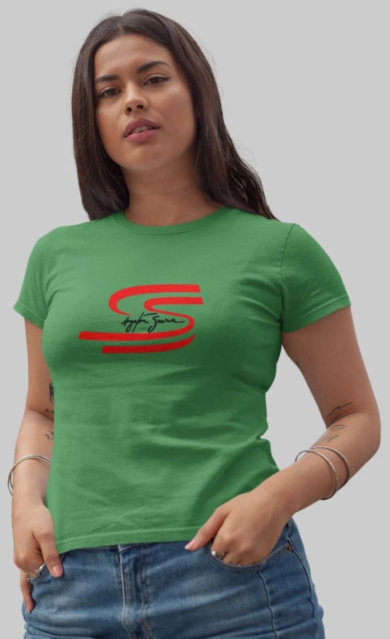 Senna W T-Shirt - BLACK