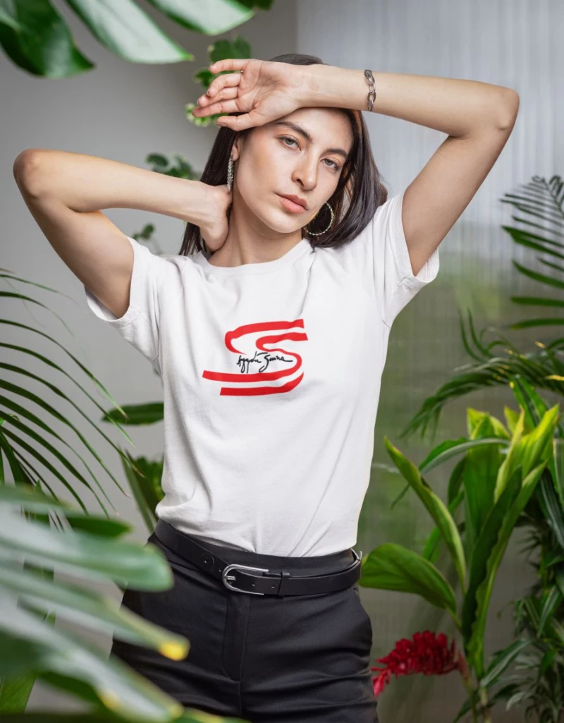 Senna W T-Shirt - BLACK
