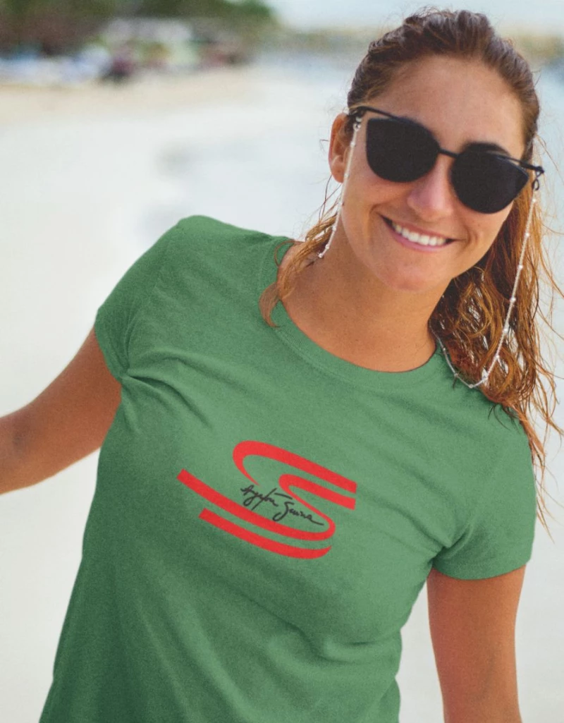 Senna W T-Shirt - BLACK