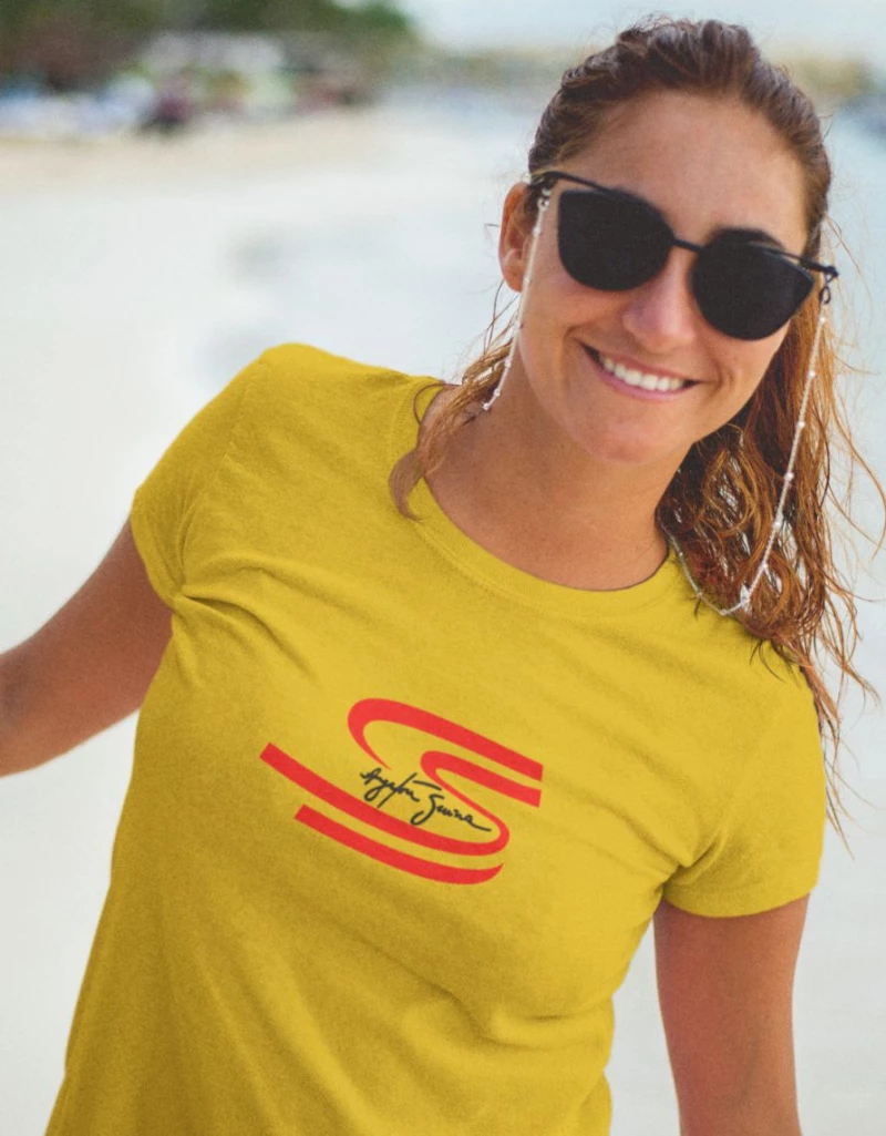Senna W T-Shirt - BLACK