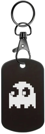 Pacman μπρελόκ από ανοδιωμένο αλουμίνιο