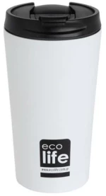 Eco Life Ποτήρι Coffee Θερμός Black 370ml