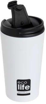 Eco Life Ποτήρι Coffee Θερμός Black 370ml