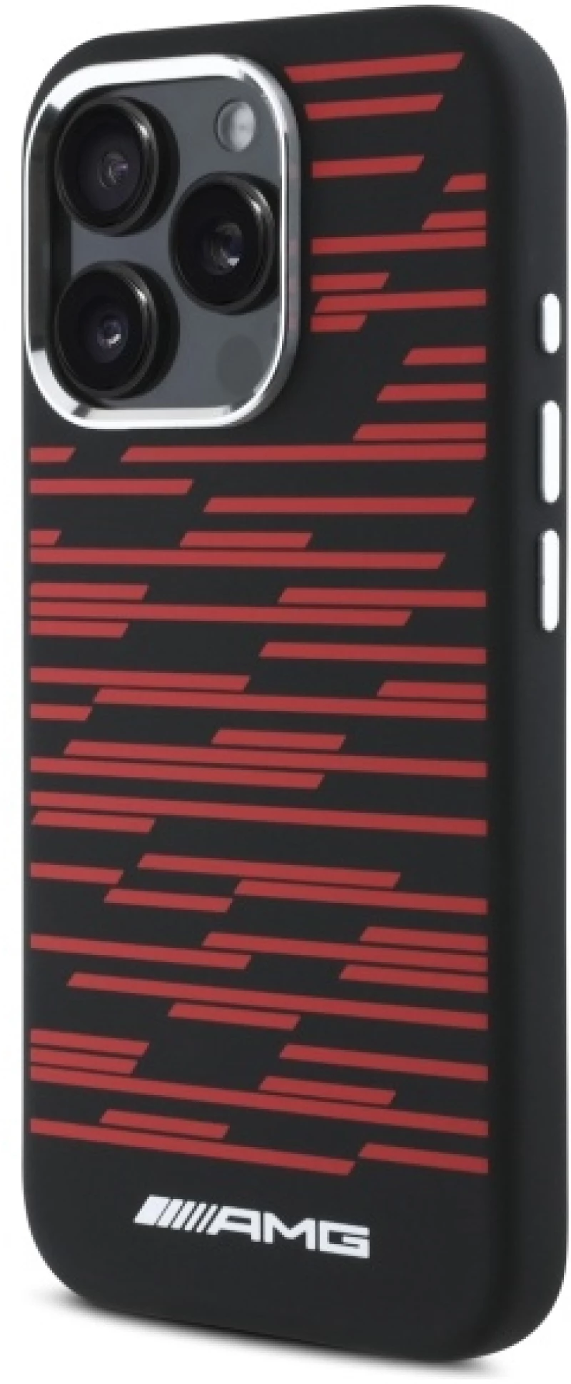 AMG Silicone Graphics MagSafe case for iPhone 16 Pro - black