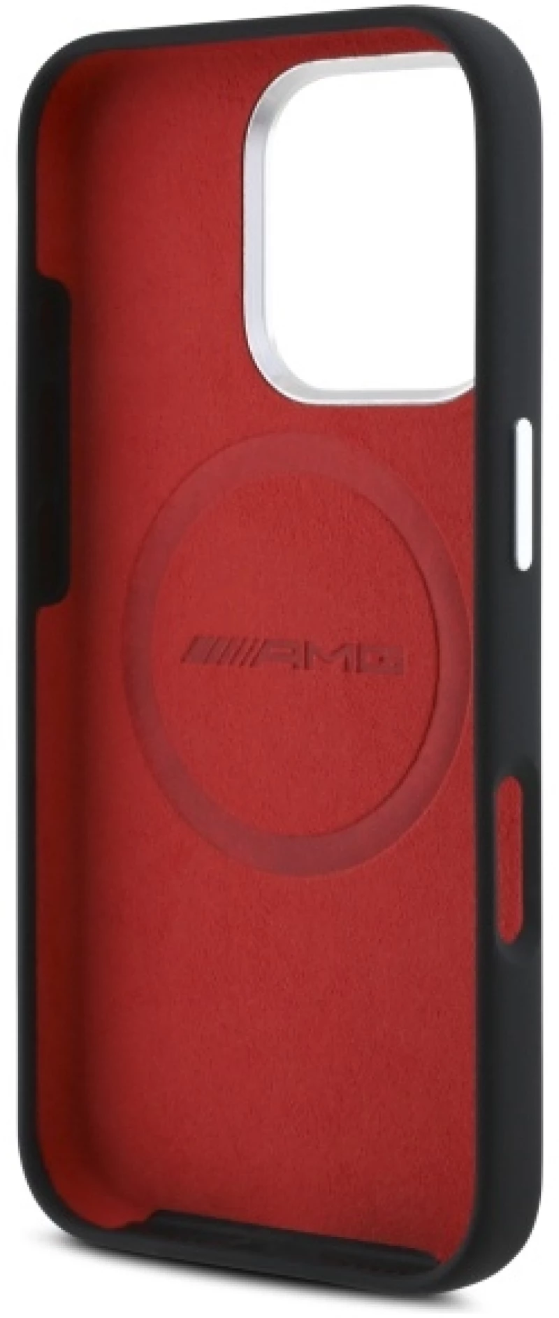 AMG Silicone Graphics MagSafe case for iPhone 16 Pro - black