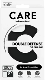 CARE by PanzerGlass Feature Double Defense Case for iPhone 16 Pro - Black