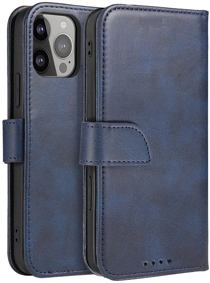 Magnet Case with Flip for Samsung Galaxy S25+ - Blue