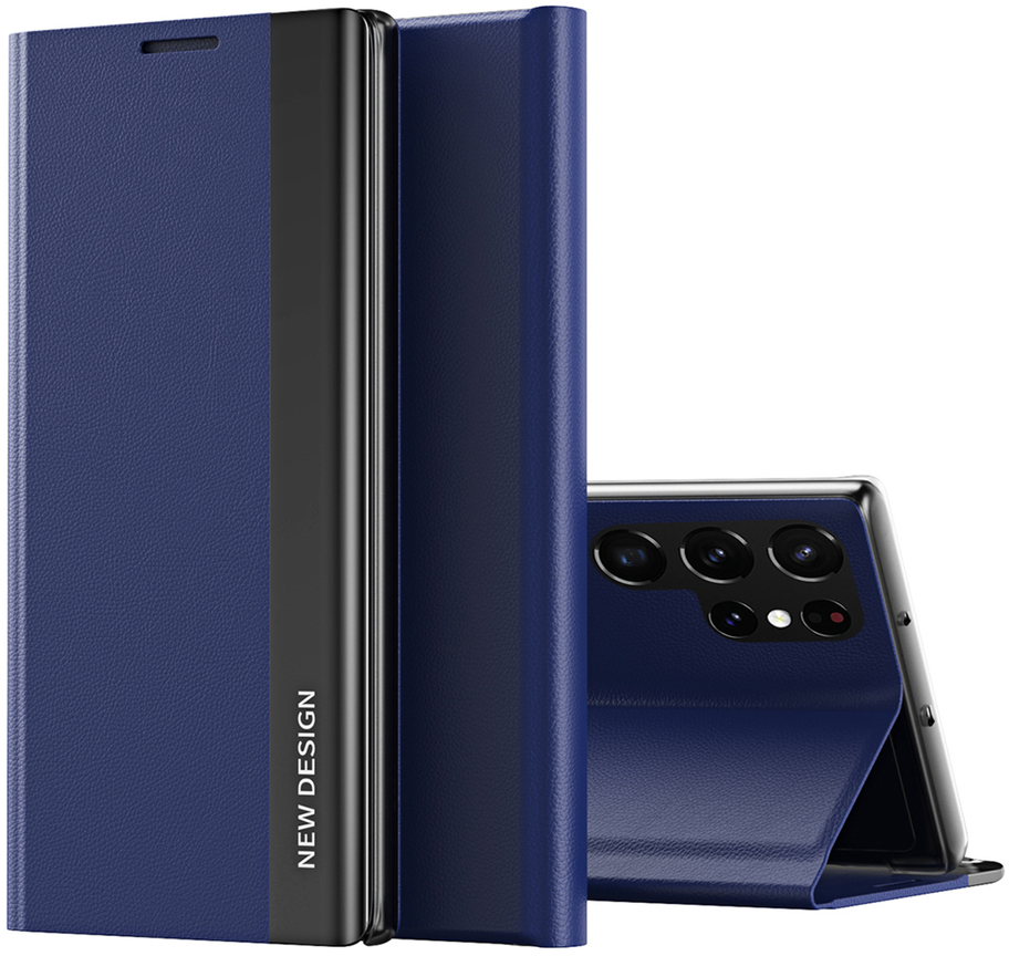 Sleep Case Pro Samsung Galaxy S25 Ultra Case with Flip and Stand - Blue