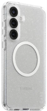 CARE by PanzerGlass Flagship Urban Combat StarLight White QI Case for Samsung Galaxy S25+ - Transparent