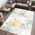 Heinner HR-PRINT160-LFS Αντιολισθητικό Χαλί Ορθογώνιο , LEAFS , 160x230