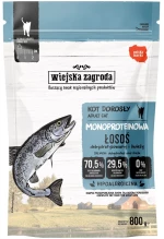 WIEJSKA ZAGRODA Monoprotein Salmon - dry cat food - 800g