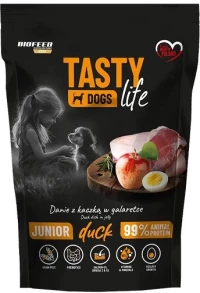 BIOFEED Tasty Dogs Life Junior Duck - wet dog food - 500g