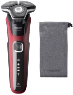 Philips SHAVER Series 5000 S5883/10 men's shaver Rotation shaver Trimmer Black, Red