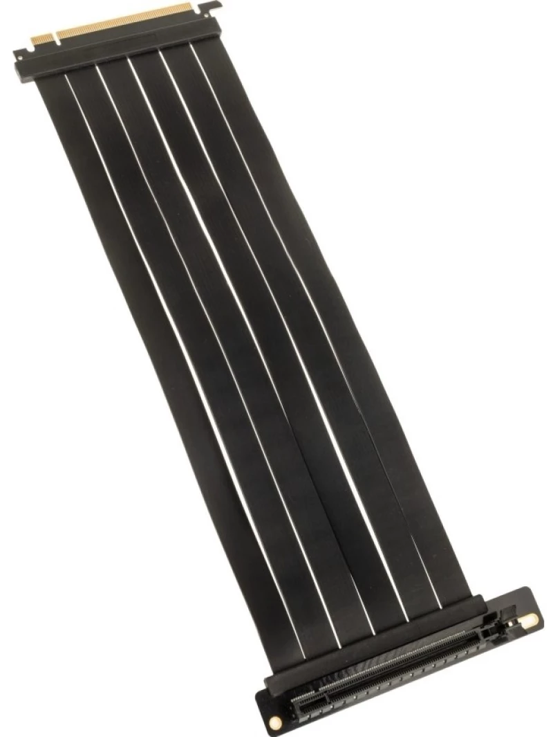 Kolink PCI Express 5.0 x16 auf x16 Riser-Kabel, 90 Grad, schwarz 30 cm
