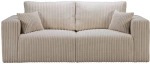BULLET ΚΑΝΑΠΕΣ 3ΘΕΣΙΟΣ OFF WHITE AMBIENCE 02 232x101x92cm