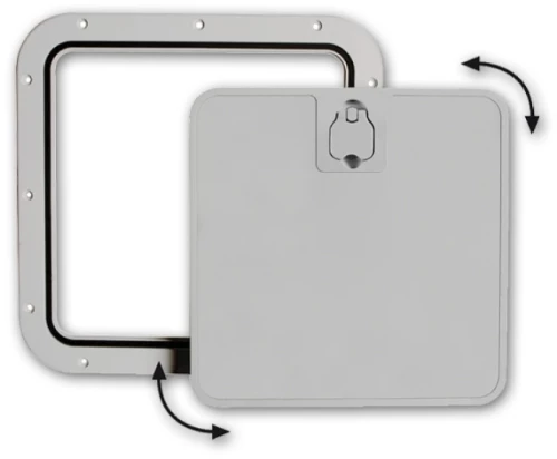 Πορτάκι Αποσπώμενο 380x380mm - Γκρί